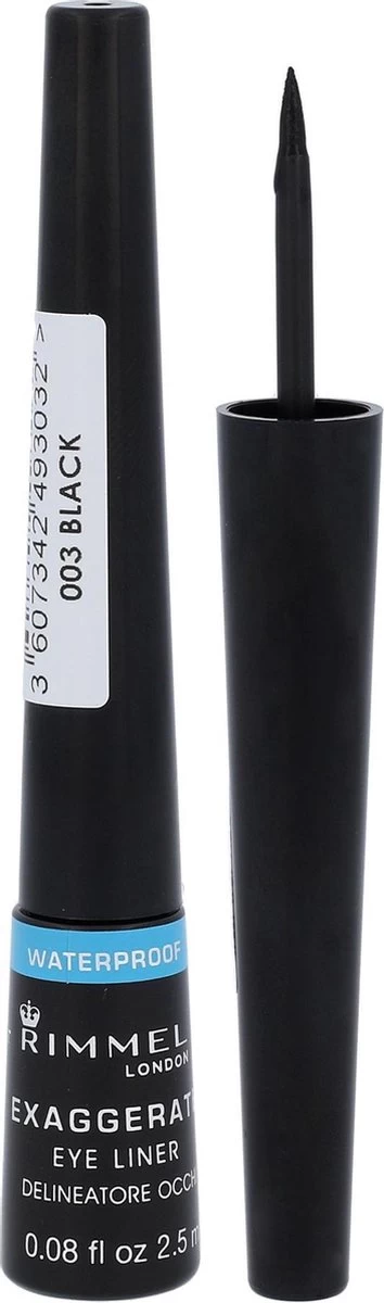 Rimmel London Rimmel Exaggerate Waterproof - Zwart - Eyeliner - Afbeelding 6