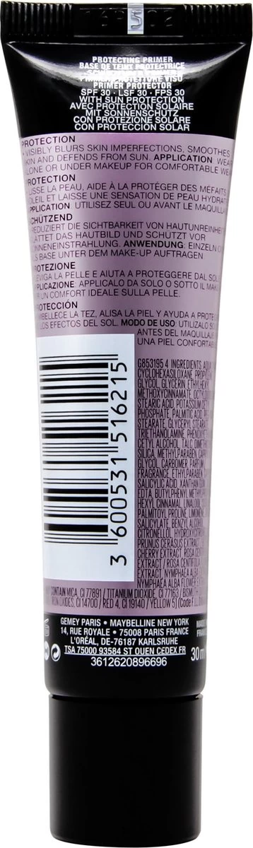 Maybelline Facestudio Primer - Protecting Primer SPF30 - 30ml - Afbeelding 3