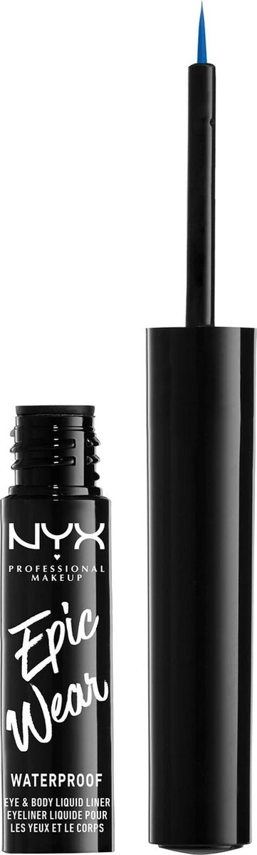 NYX Professional Makeup Epic Wear Liquid Eyeliner - Sapphire EWSPLL05 - 3,5 Ml - Afbeelding 2