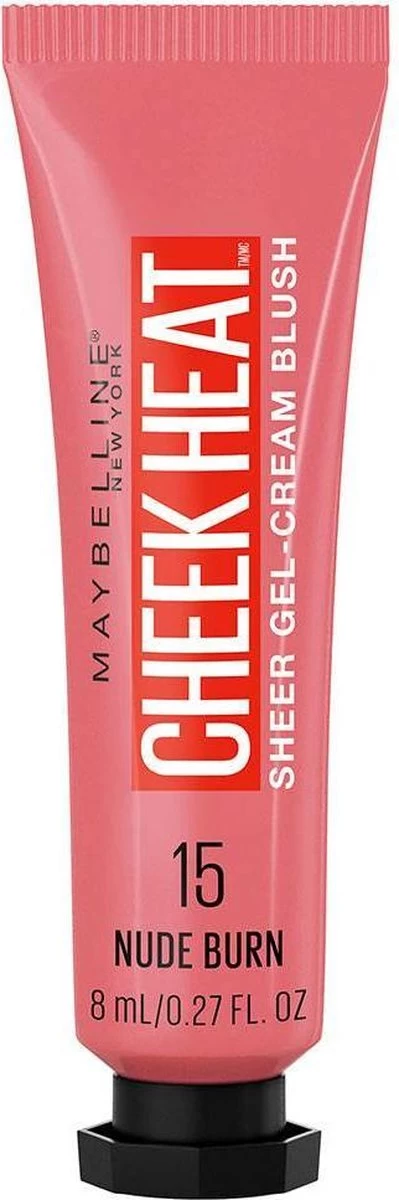 Maybelline Cheek Heat Blush 15 Nude Burn 15 G Crème - Afbeelding 11