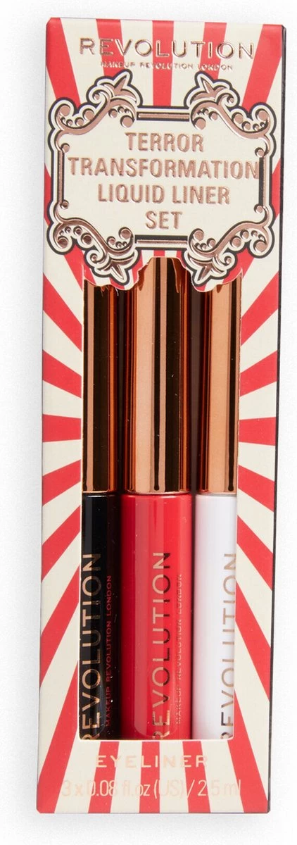 Makeup Revolution - Halloween Terror Transformation Liquid Liner Set - Eyeliner - Afbeelding 2