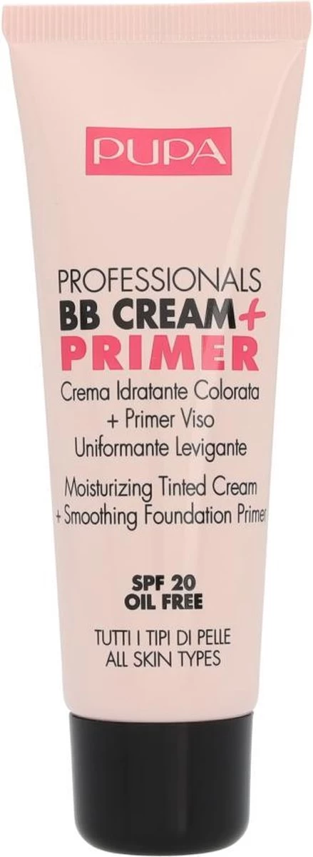 Pupa Milano Professionals BB Cream + Primer - Nude 001 - Afbeelding 7