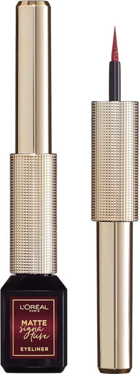 L'Oréal Matte Signature Eyeliner - 05 Burgundy - Afbeelding 5
