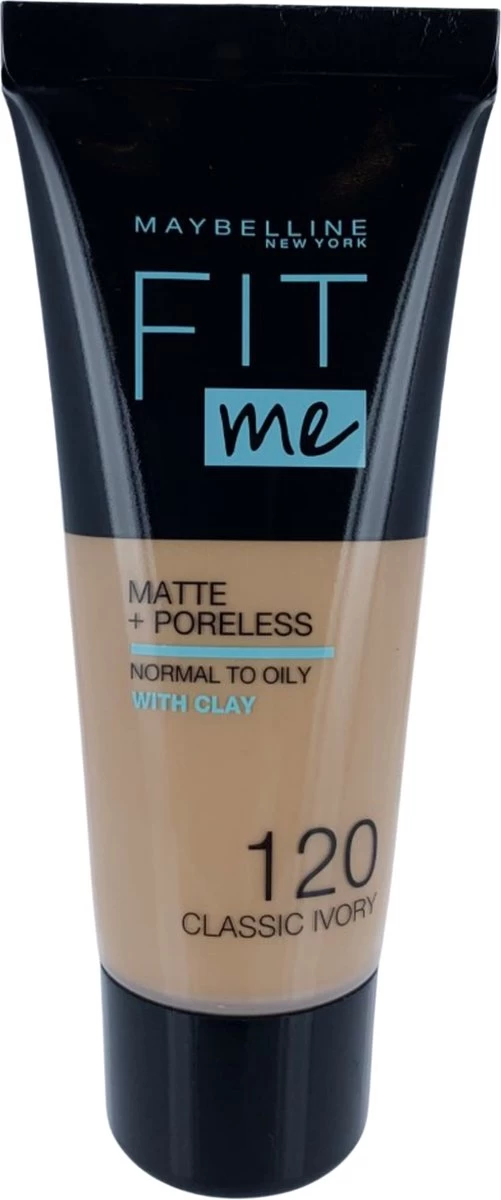 Maybelline Fit Me Matte & Poreless Foundation - 120 Classic Ivory - Afbeelding 10