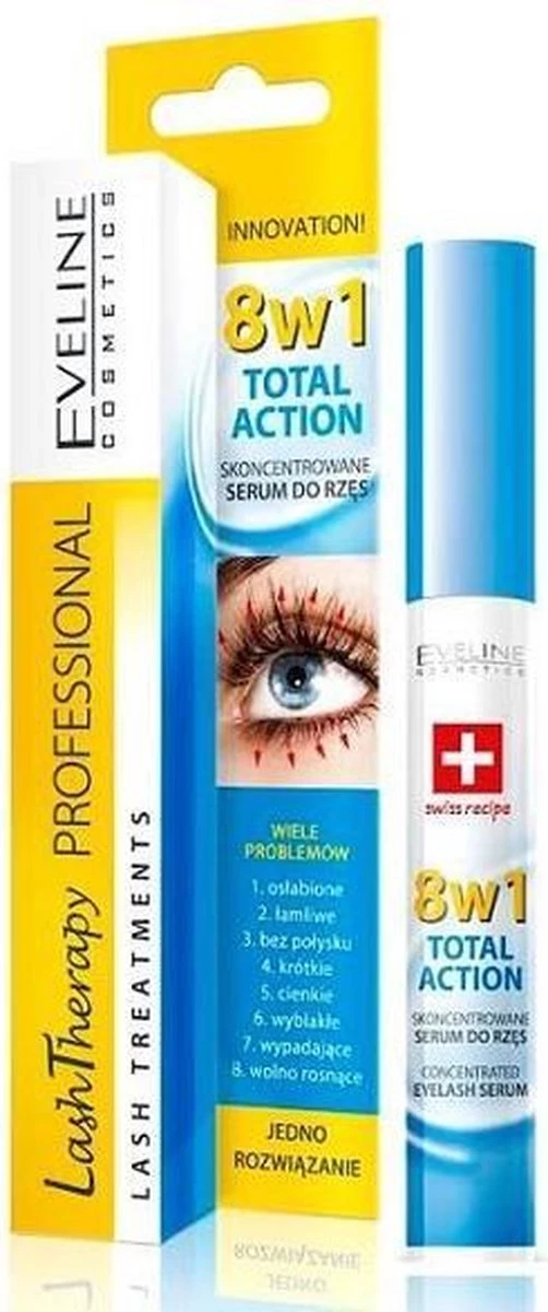 Eveline Cosmetics Lash Therapy Wimperserum 8in1 10ml. - Afbeelding 4