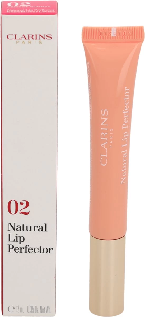 Clarins Instant Light Natural Lip Perfector - 02 Abricot Shimmer - Lipgloss - 12 Ml - Afbeelding 6