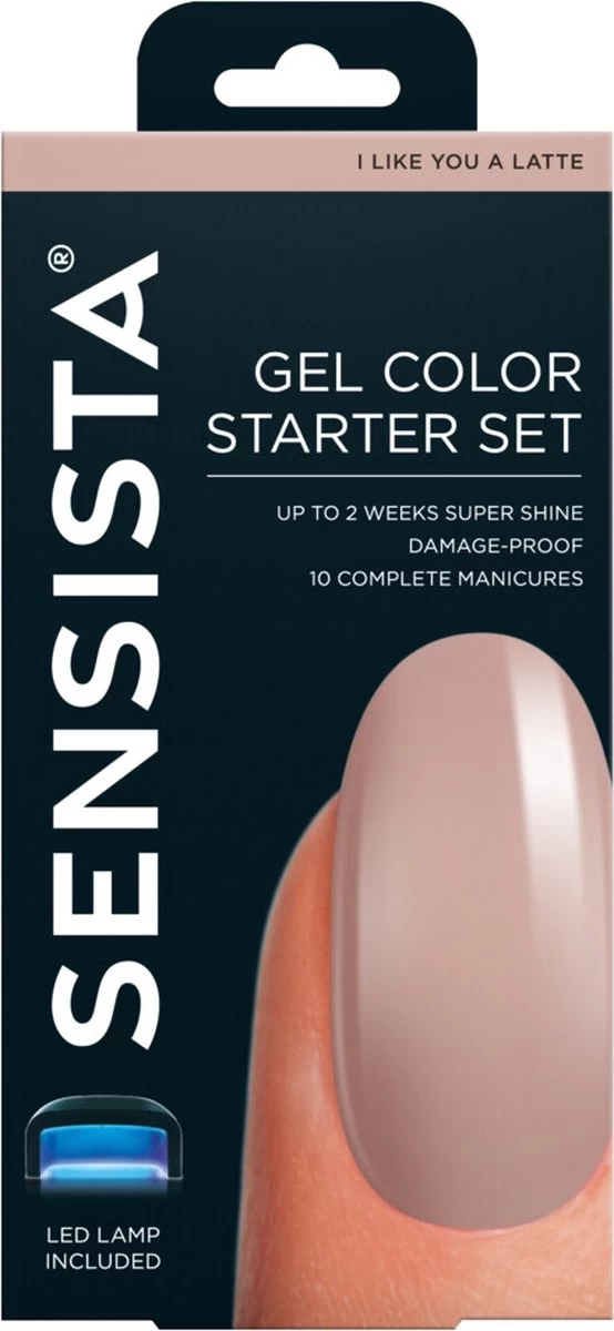 Sensista Gel Color Starter Set I Like You A Latte - Nude - Afbeelding 9