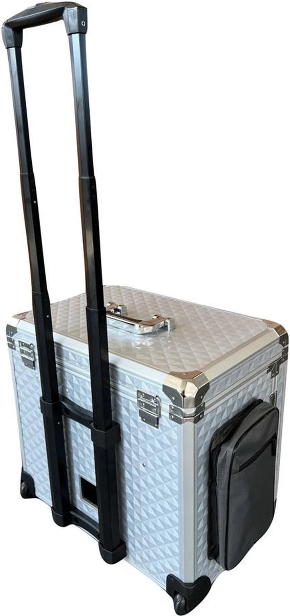 Pedicure Koffer/trolley - Professional Pedicure Case - Zilver Disco - Afbeelding 3