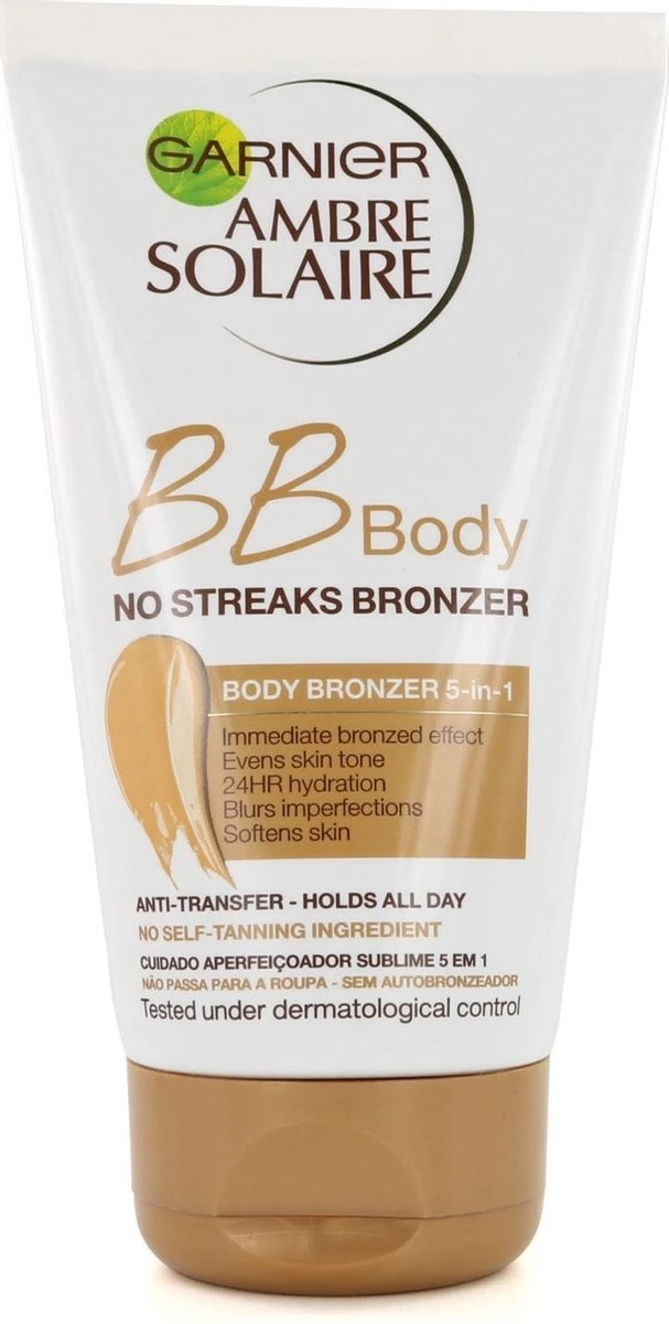 Garnier Ambre Solaire No Streaks BB Body Bronzer - 150 Ml