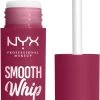 NYX Professional Makeup - Smooth Whip Matte Lip Cream Fuzzy Slippers - Vloeibare Lippenstift - 4ML