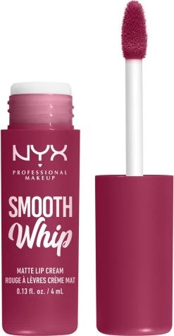 NYX Professional Makeup - Smooth Whip Matte Lip Cream Fuzzy Slippers - Vloeibare Lippenstift - 4ML