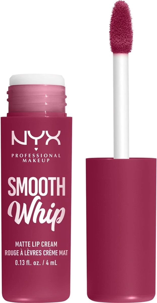 NYX Professional Makeup - Smooth Whip Matte Lip Cream Fuzzy Slippers - Vloeibare Lippenstift - 4ML