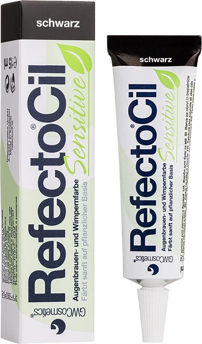 RefectoCil - Sensitive - Wimper & Wenkbrauw Verf - Zwart - 15 Ml