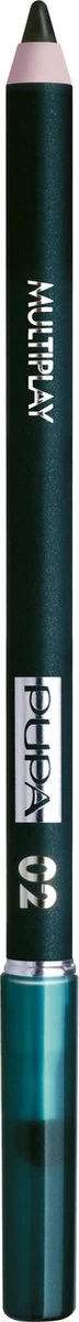 Pupa Milano Multiplay Oogpotlood - 02 Electric Green - Afbeelding 4