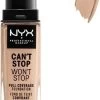 NYX Professional Makeup Can't Stop Won't Stop Foundation - Vanilla CSWSF06 - Full Coverage