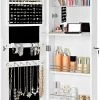Nancy's Make-up Organizer – Sieraden & Spiegelkast – Spiegelkast, Deur & Wandhouder Met Binnenspiegel – Make-up Opbergen