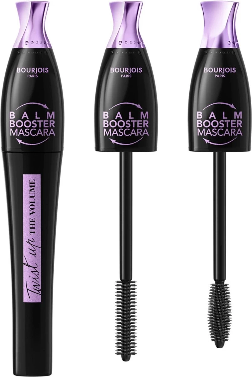 Bourjois Twist Up The Volume Mascara 003 Black Balm Booster - Afbeelding 2