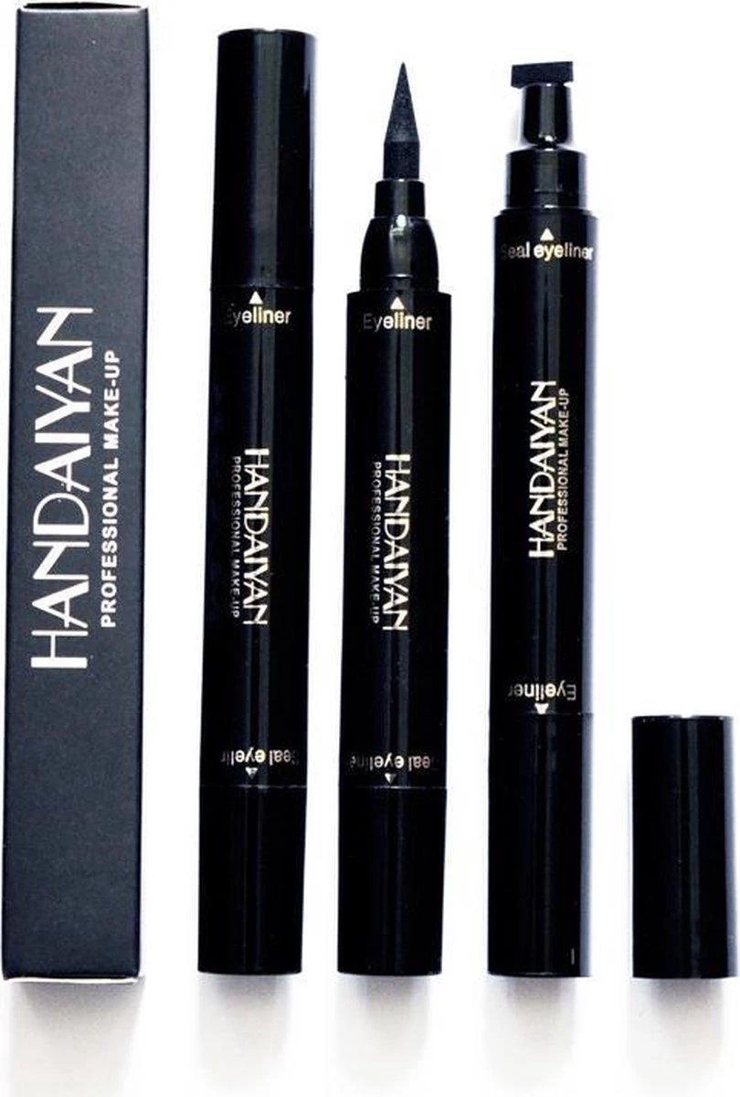 HANDAIYAN® | Eyeliner Met Wing Stempel | Zwarte Oog Stempel | 2 In 1 Eyeliner | Eyeliner Tool | Wing Eyeliner | Wing Stamp - Afbeelding 2