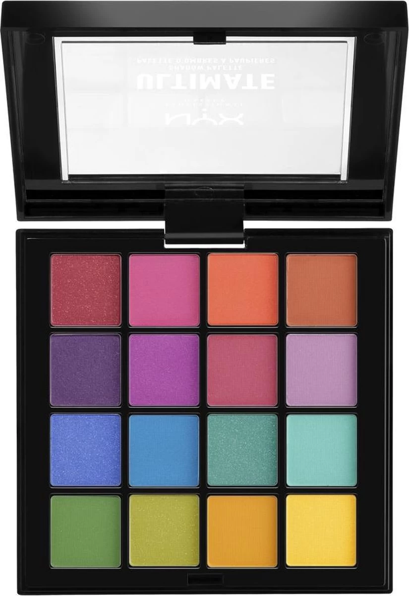 NYX Professional Makeup Ultimate Shadow Palette - Brights USP04 - Oogschaduw Palet - Afbeelding 2