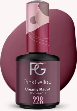 Pink Gellac - Creamy Mauve - Gellak - Vegan - Paars - Creamy Finish - 15 Ml