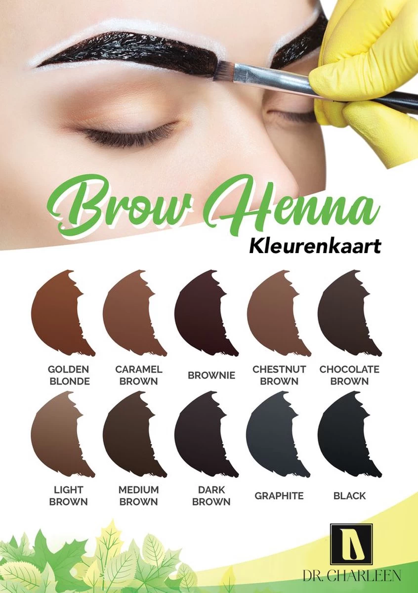 Impression Henna Wenkbrauwverf | Zwart | Black | Noir | Brow Henna | Goed Voor Meer Dan 20 Behandelingen - Afbeelding 5