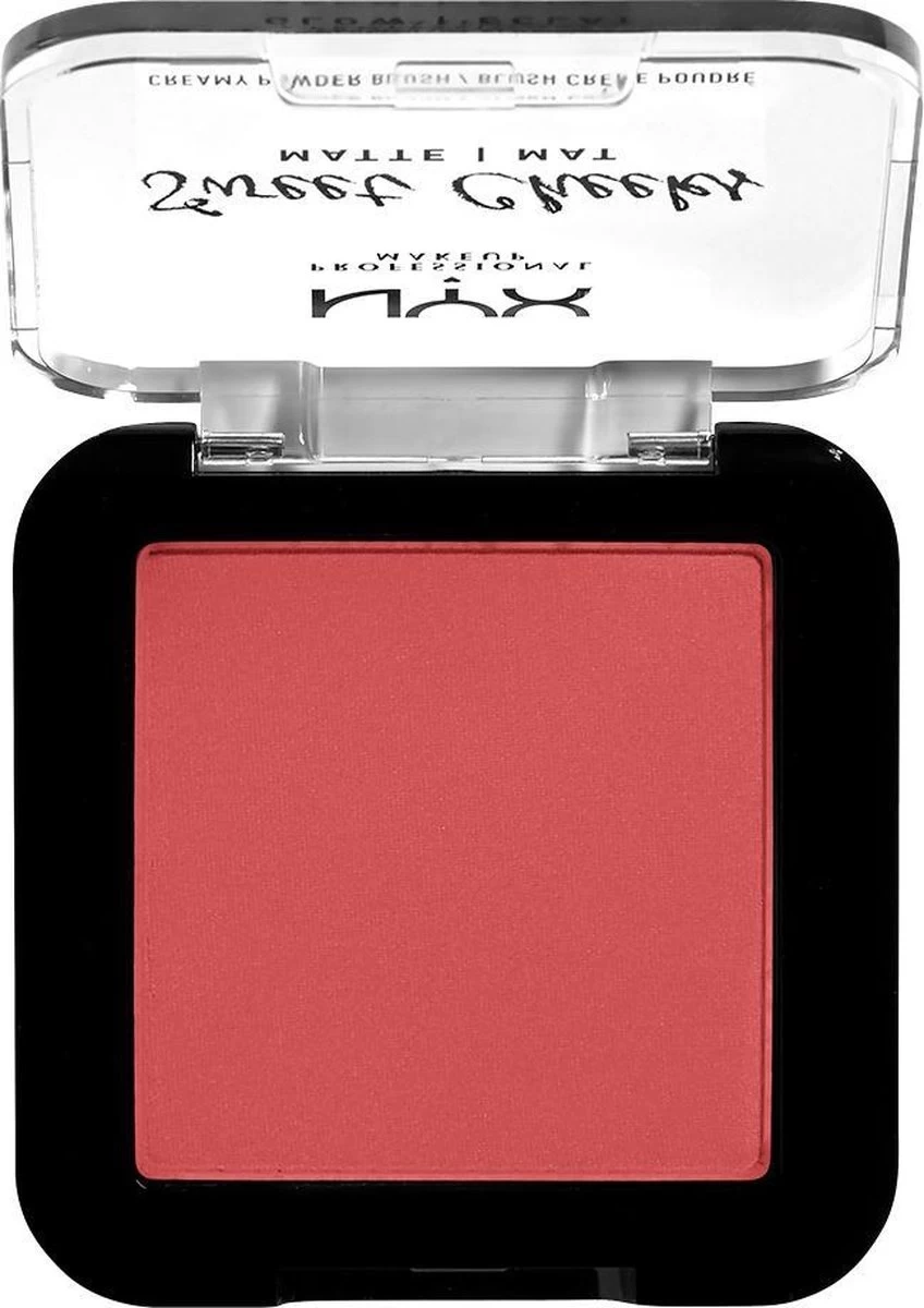 NYX Professional Makeup Sweet Cheeks Creamy Powder Blush Matte - Citrine Rose SCCPBM04 - Blush - 5 Gr - Afbeelding 2