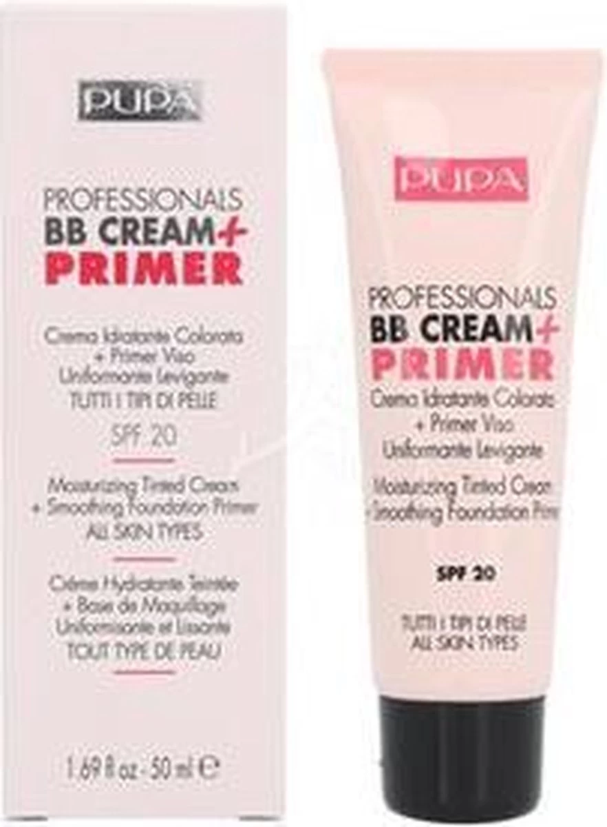 Pupa Milano Professionals BB Cream + Primer - Nude 001 - Afbeelding 15