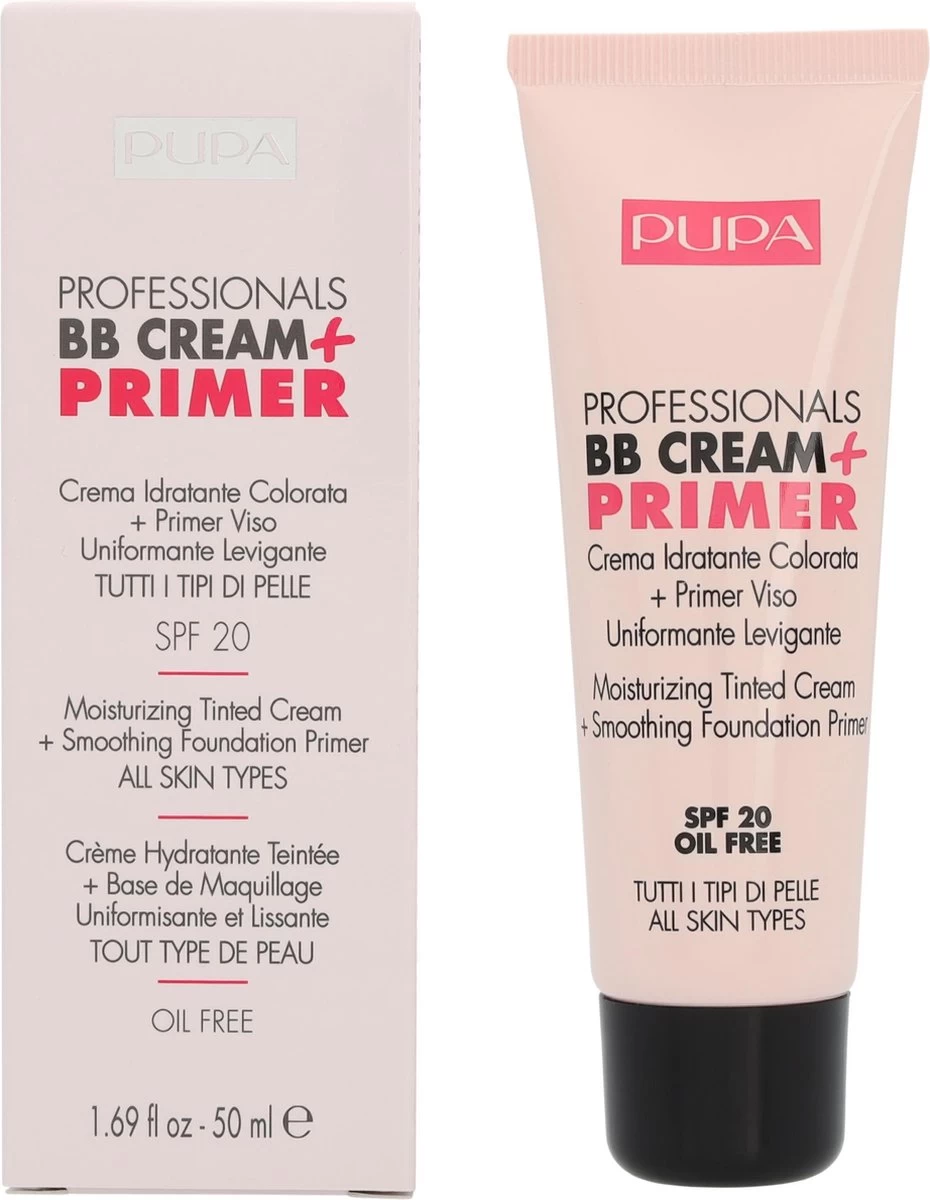 Pupa Milano Professionals BB Cream + Primer - Nude 001 - Afbeelding 13