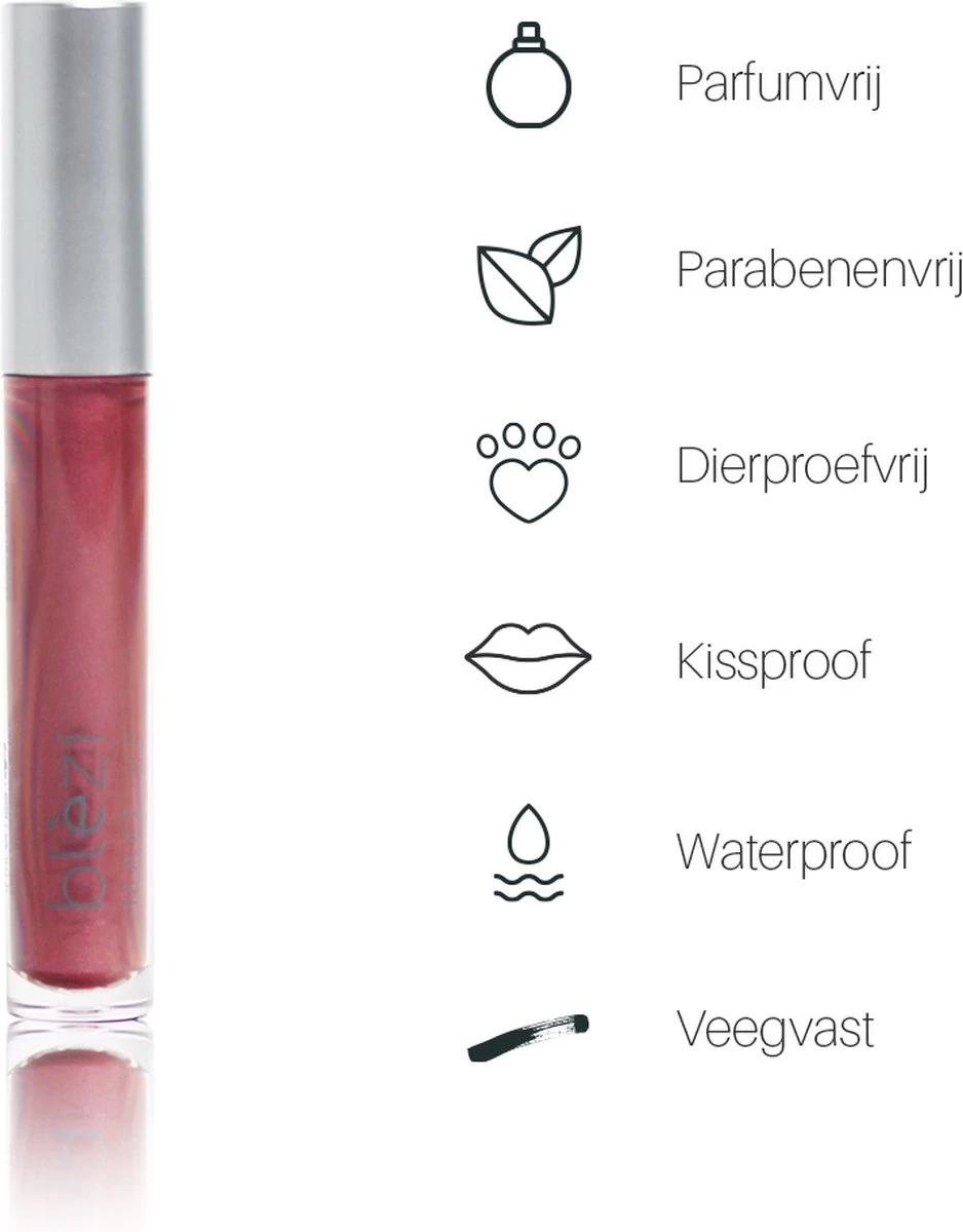 Blèzi® Lip Fix 80 Dazzling Mauve - Lipstick - Lippenstift Langhoudend - Paars Mauve - Afbeelding 5