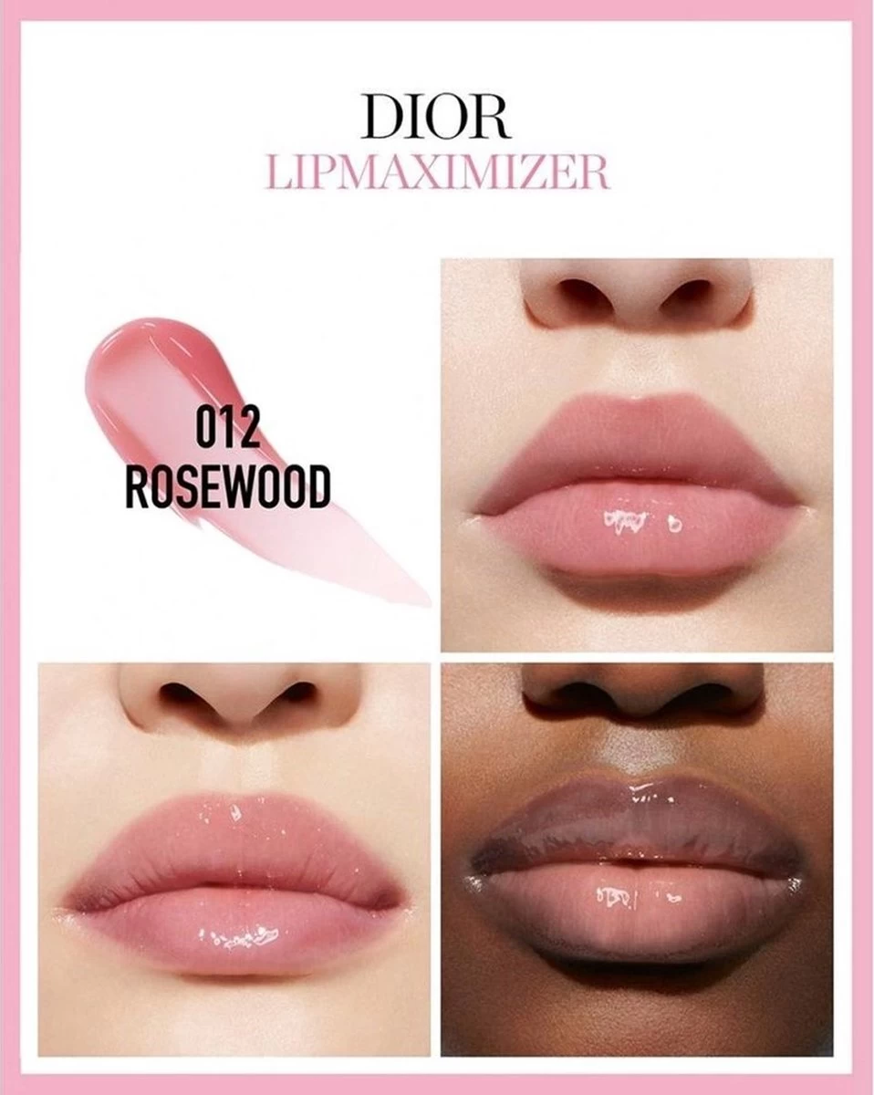 Merkloos Dior Addict Lip Maximizer Lipgloss - 012 Rosewood - Lipgloss - 6 Ml - 24 Uur Zichtbaar Effect -Deluxe - Gewild - Snel Uitverkocht - Rituals - Beste Getest Uit De Consumentenbond - Let Op: Op = Op - Afbeelding 5