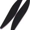 Merkloos 10x Professionele Zwarte Curvy EVA Nagelvijlen | 100/180 Grit Met Rode Kern | Professionele Nagelvijl Set Van 10 Stuks Voor Acryl En Gelnagels | Manicure En Nagelverzorging
