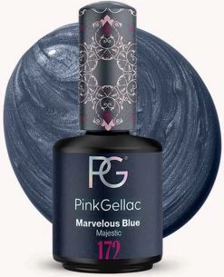 Pink Gellac - Marvelous Blue - Gellak - Vegan - Rood - Parel Finish - 15 Ml