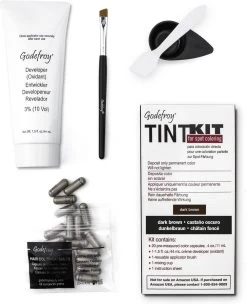 Godefroy Professional Wenkbrauwverf Dark Brown (20 Toepassingen)