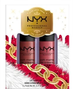NYX Professional Makeup - Holidays 2022 Mrs Claus - Soft Matte Lip Cream Duo 02 - Roze
