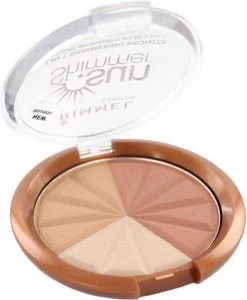 Rimmel London Rimmel - SunShimmer 3 In 1 Shimmering Bronzer Lustrous Powder 9.9 G 1 Gold Princess -